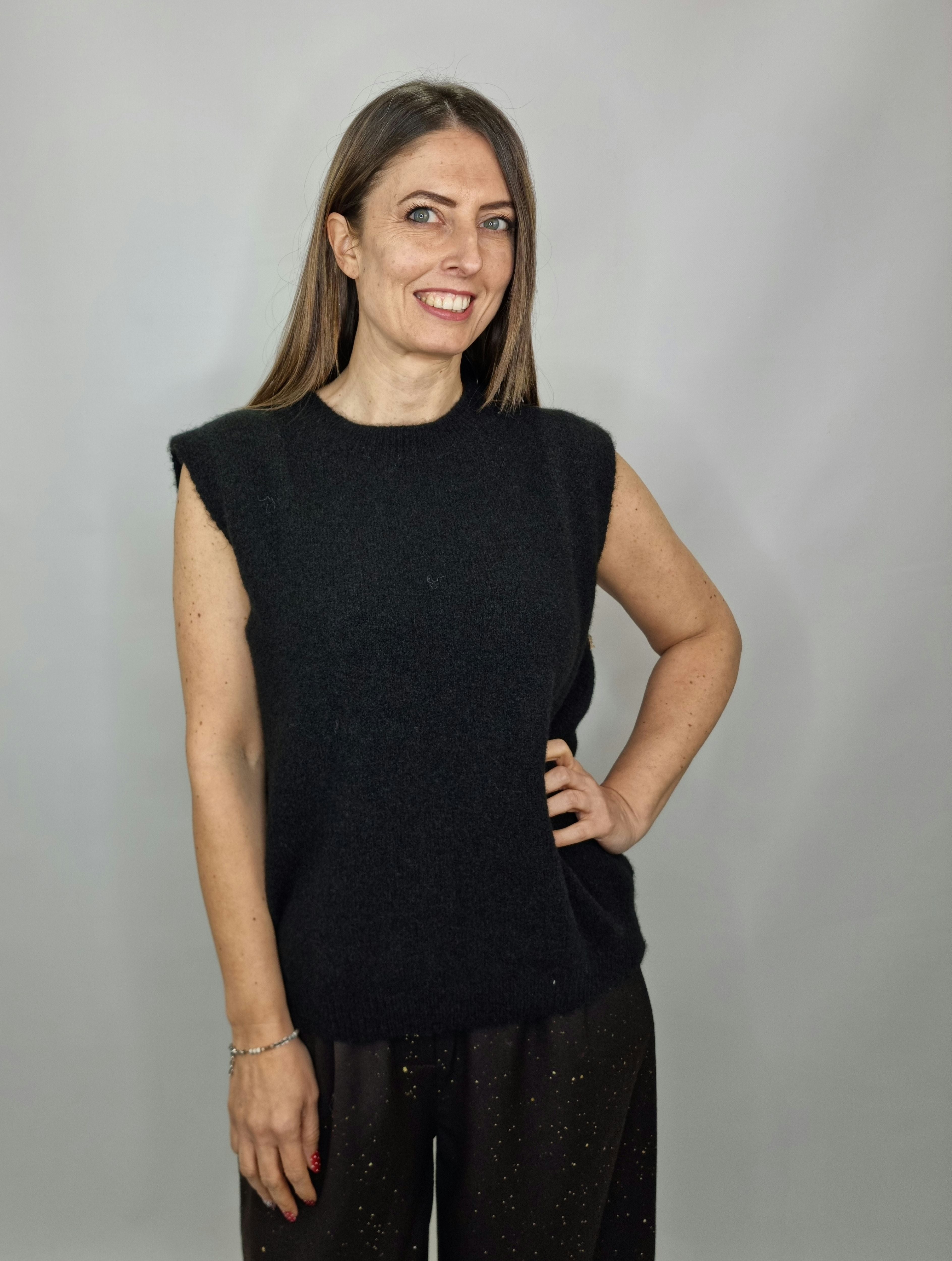 GILET CHARME NERO