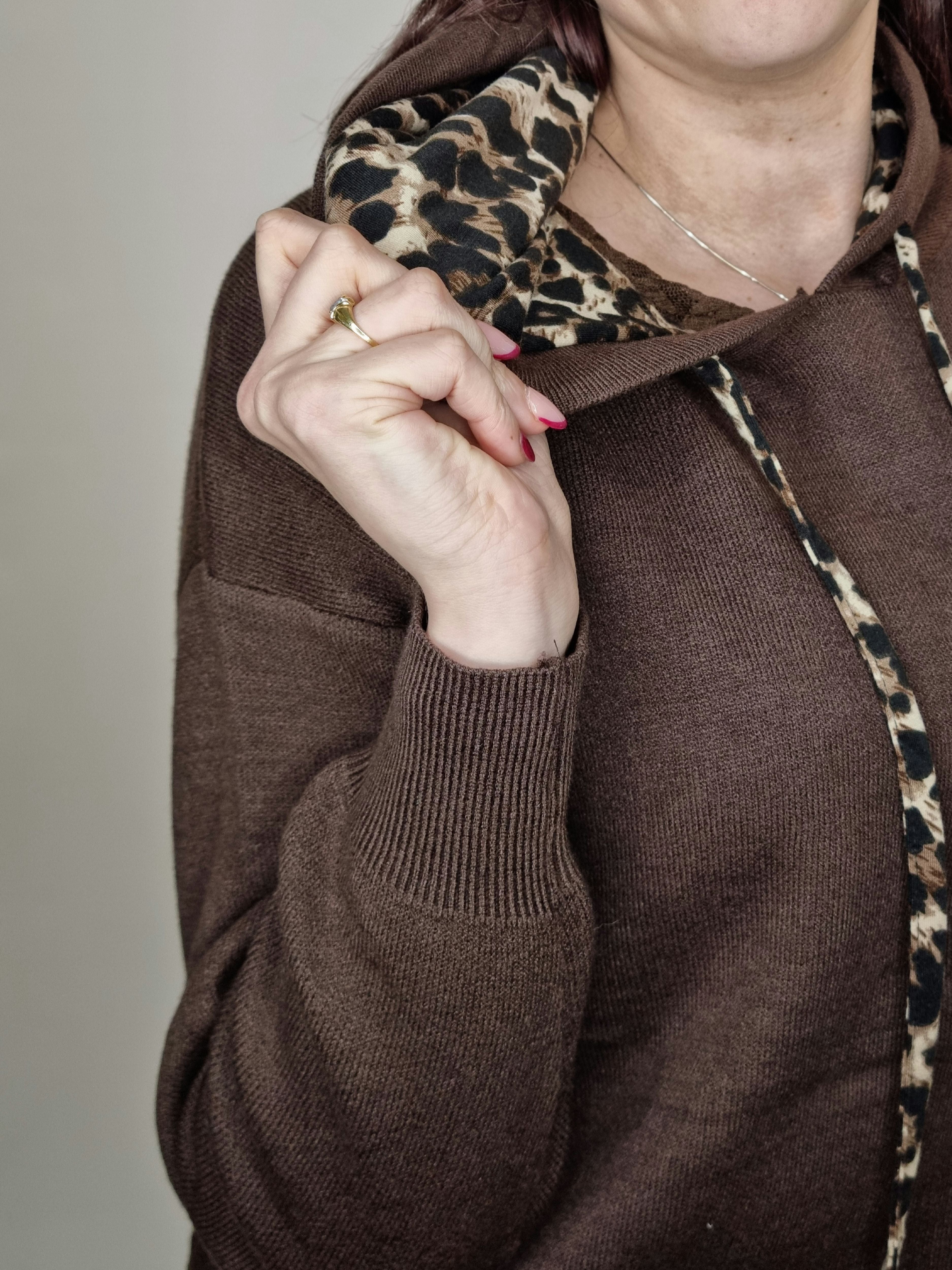 PULL MOM LEOPARD MORO