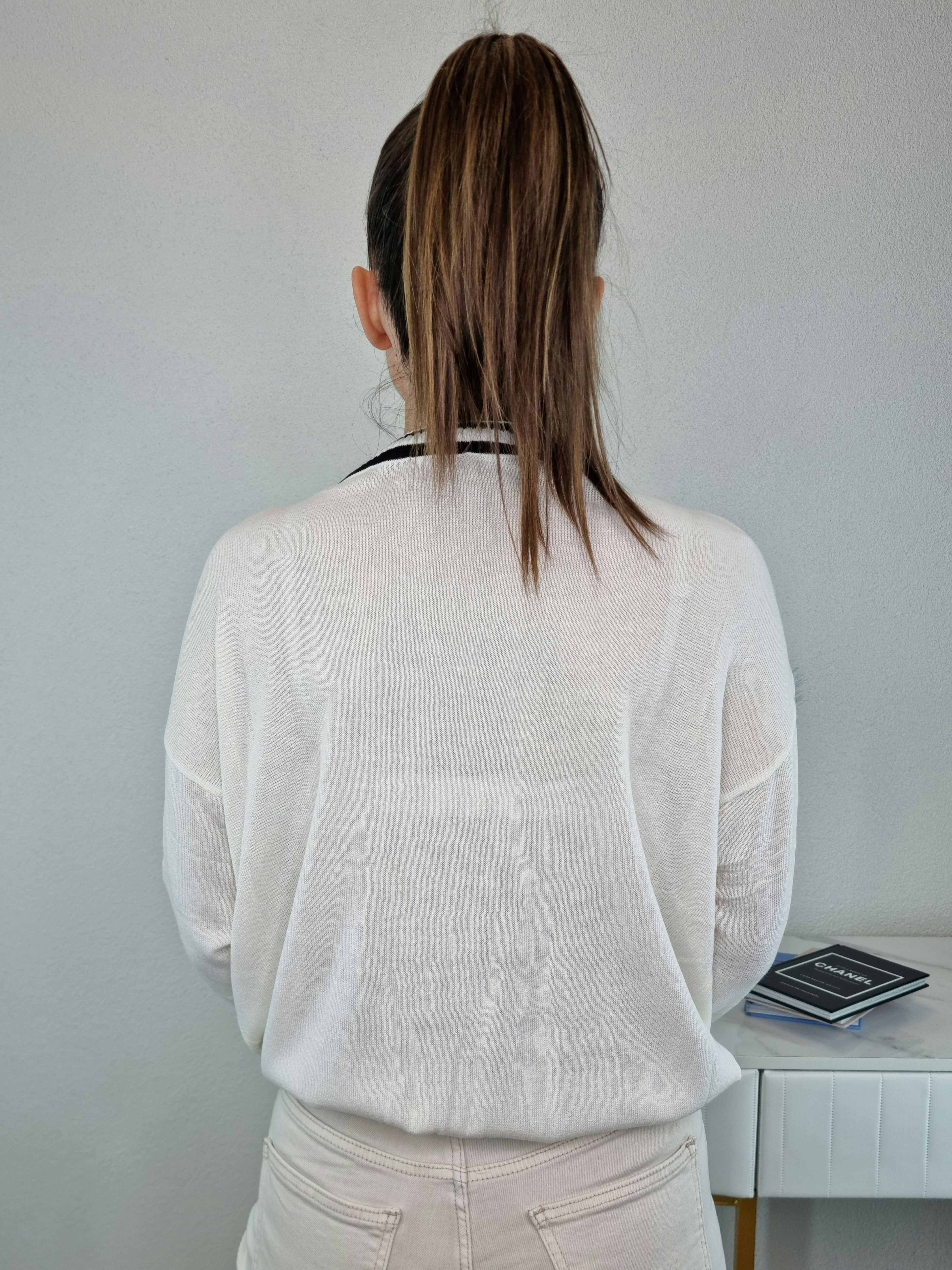 PULL CIVICO COLLEGE BIANCO