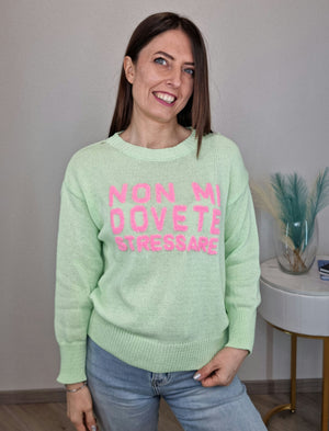 PULL STRESSARE VERDE