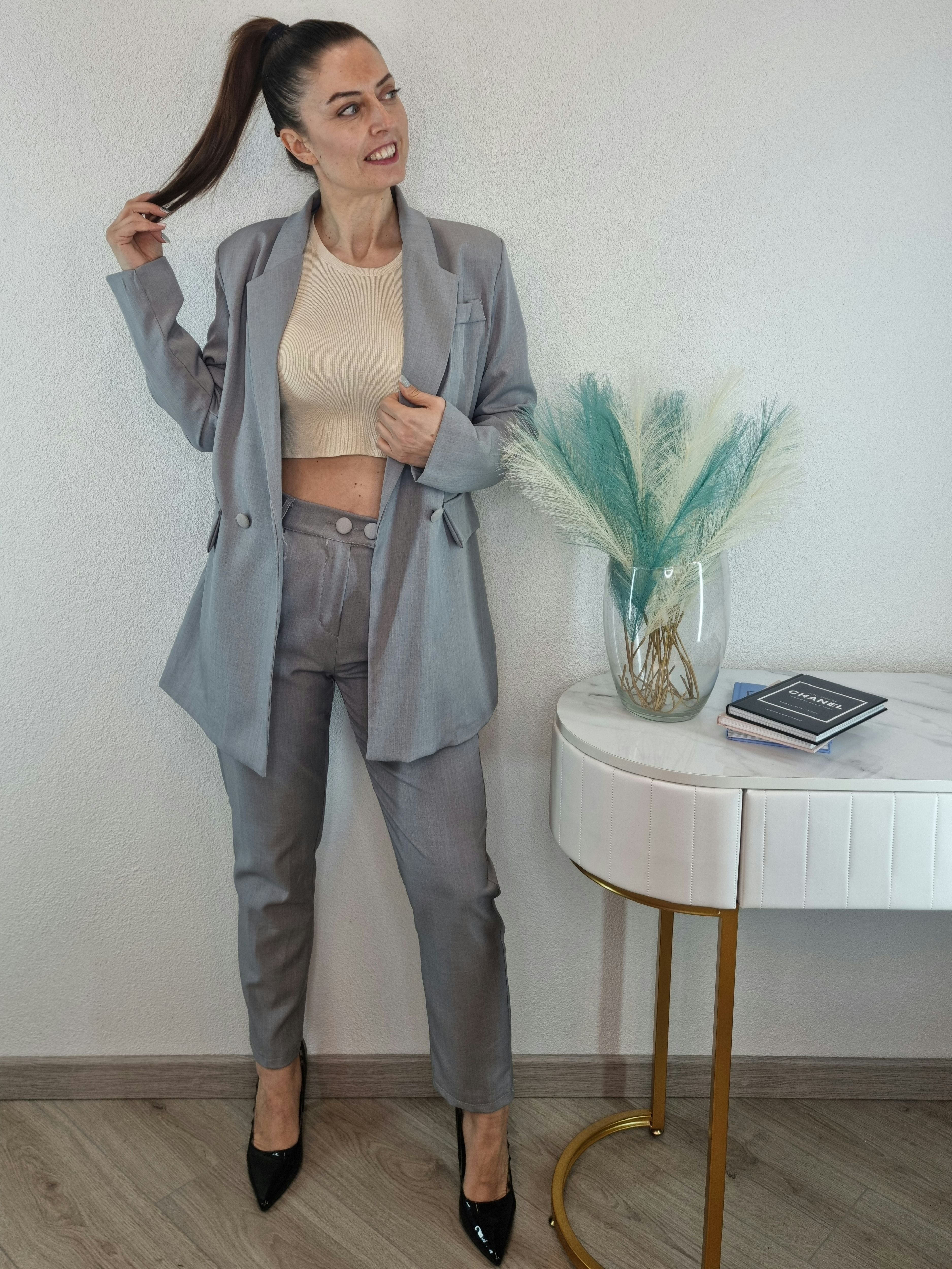 COMPLETO GINEVRA GRIGIO