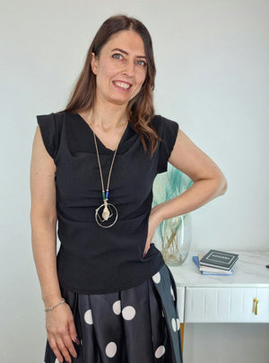 T-SHIRT ALESSIA NERA