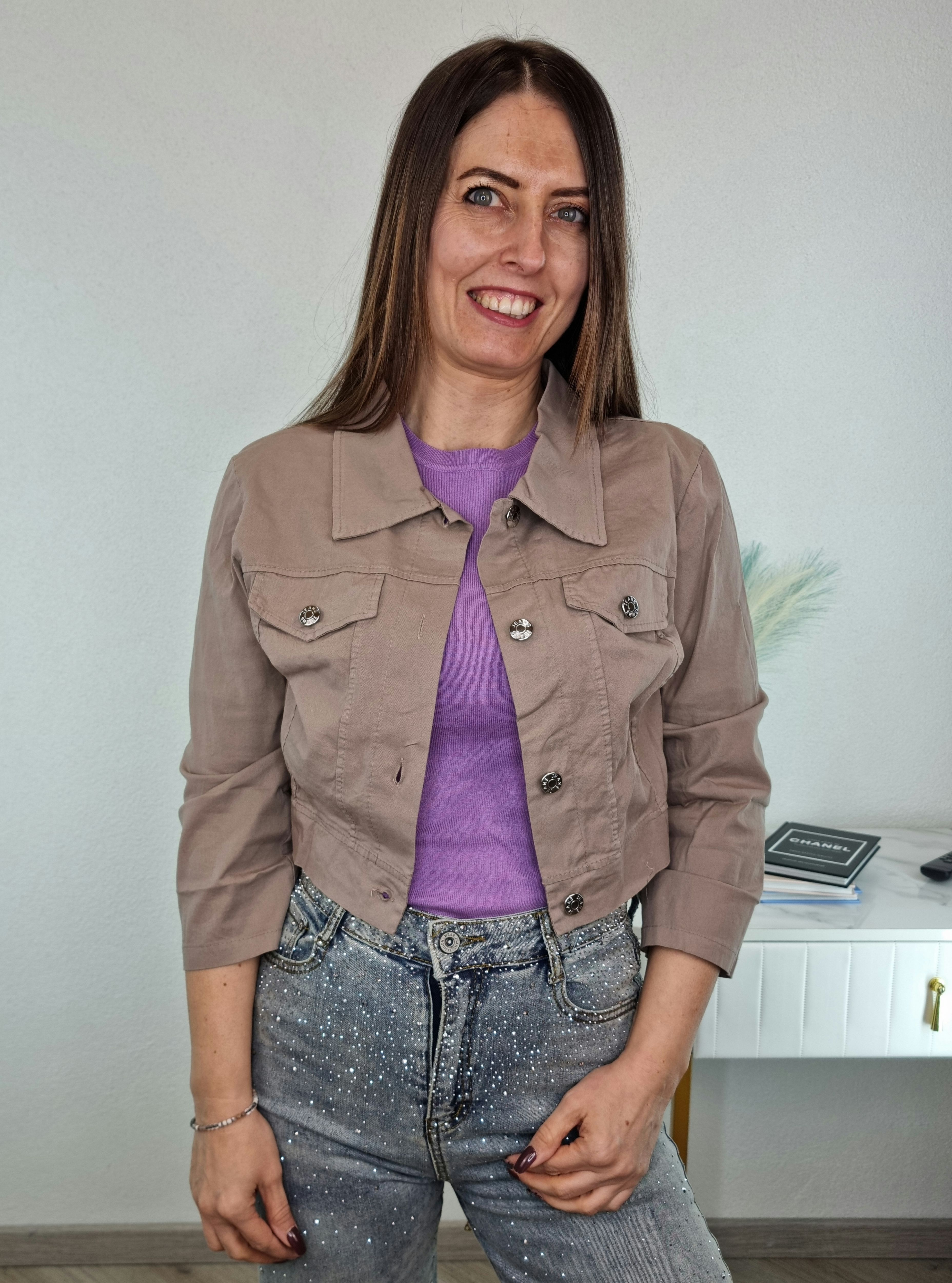 GIACCHINO COTONE TAUPE