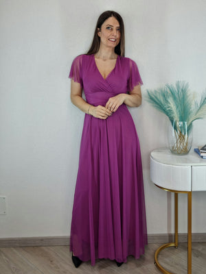 ABITO CASTLE MAGENTA CURVY
