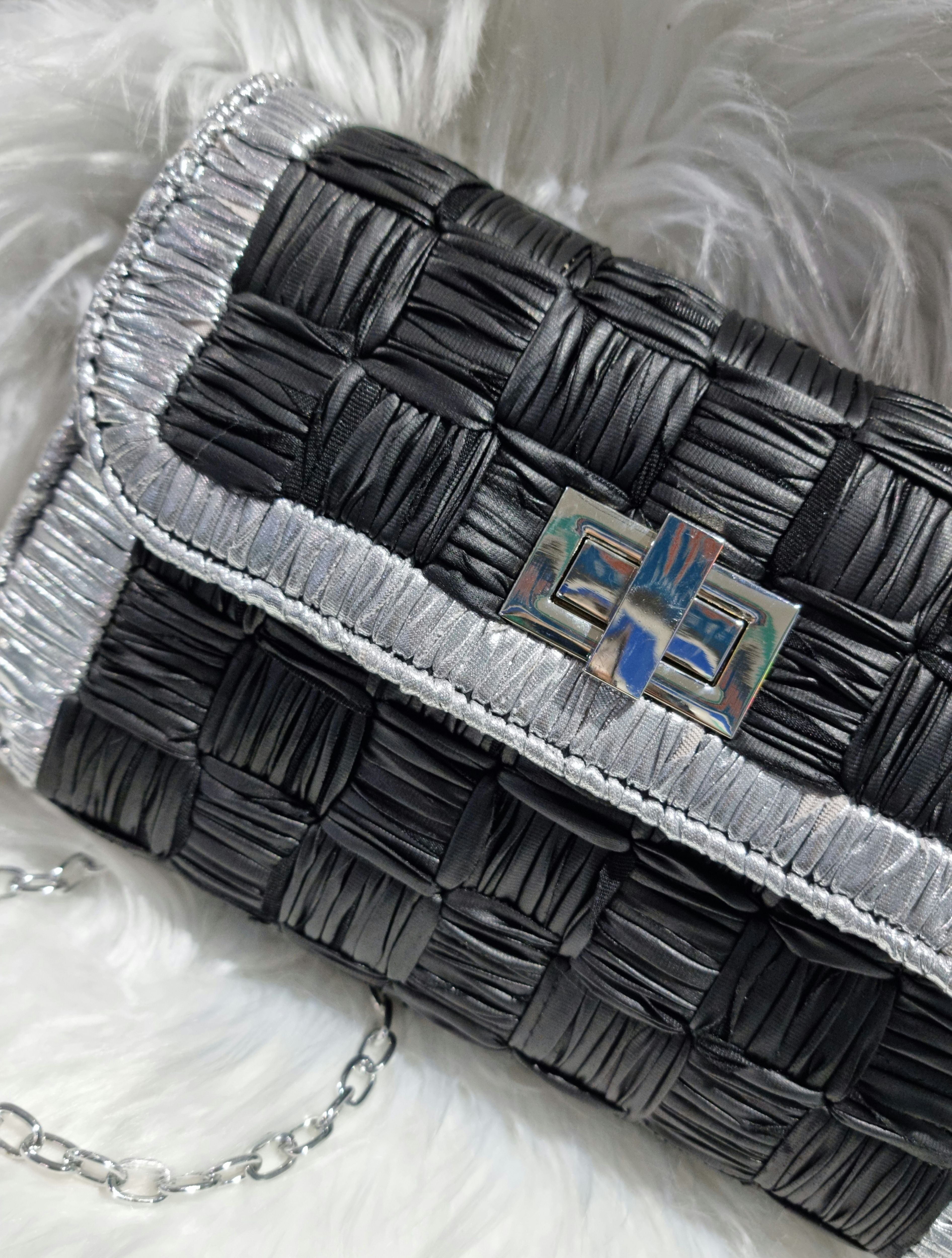 POCHETTE HANDEMADE SIMIL PELLE