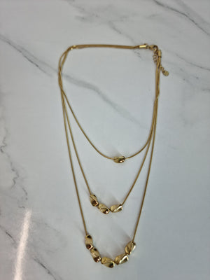 COLLANA TRIS ORO