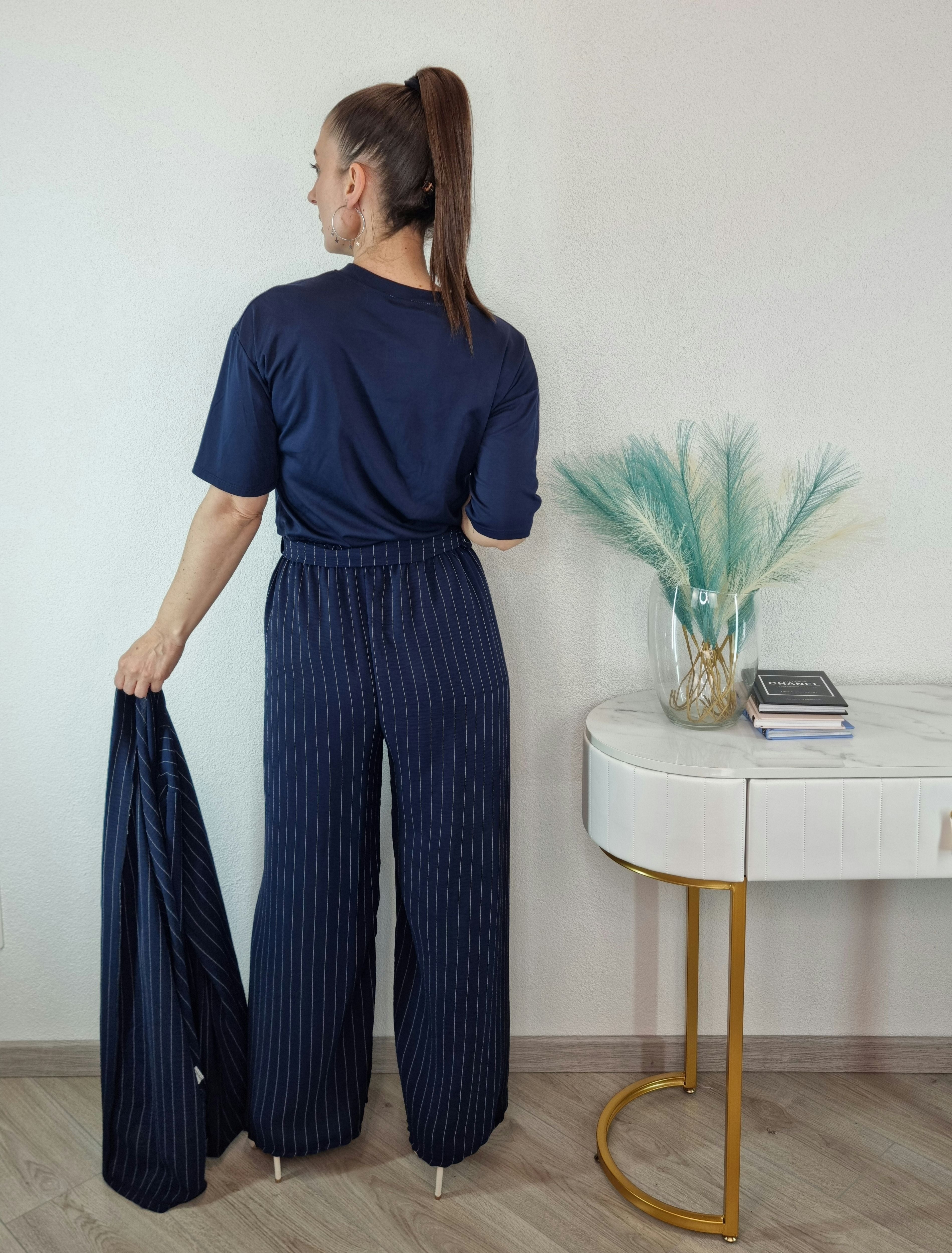 COMPLETO GESSATO BLU