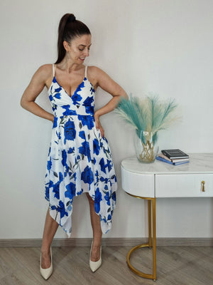ABITO FLORA BLU