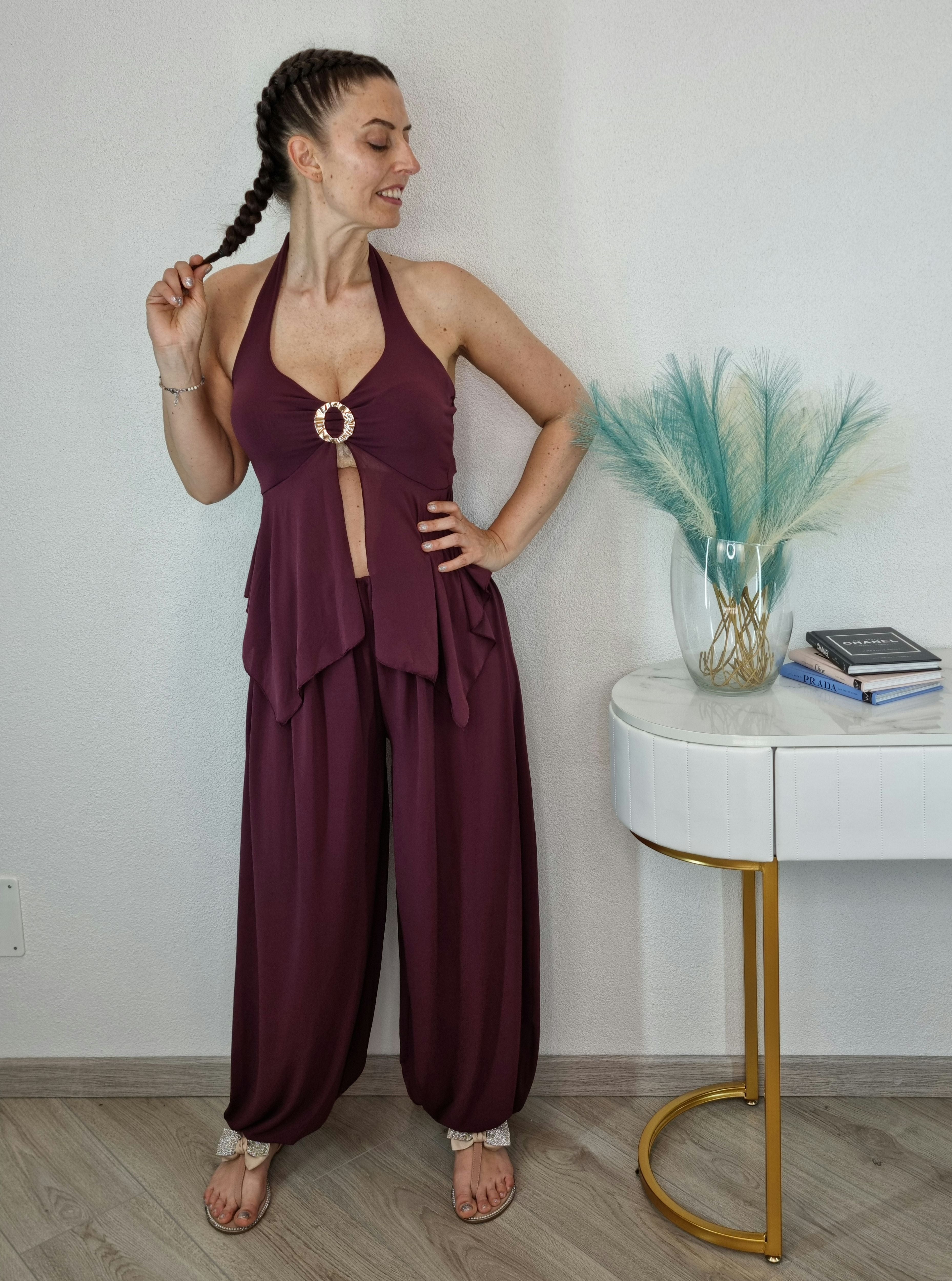 COORDINATO SAHARA BORDEAUX