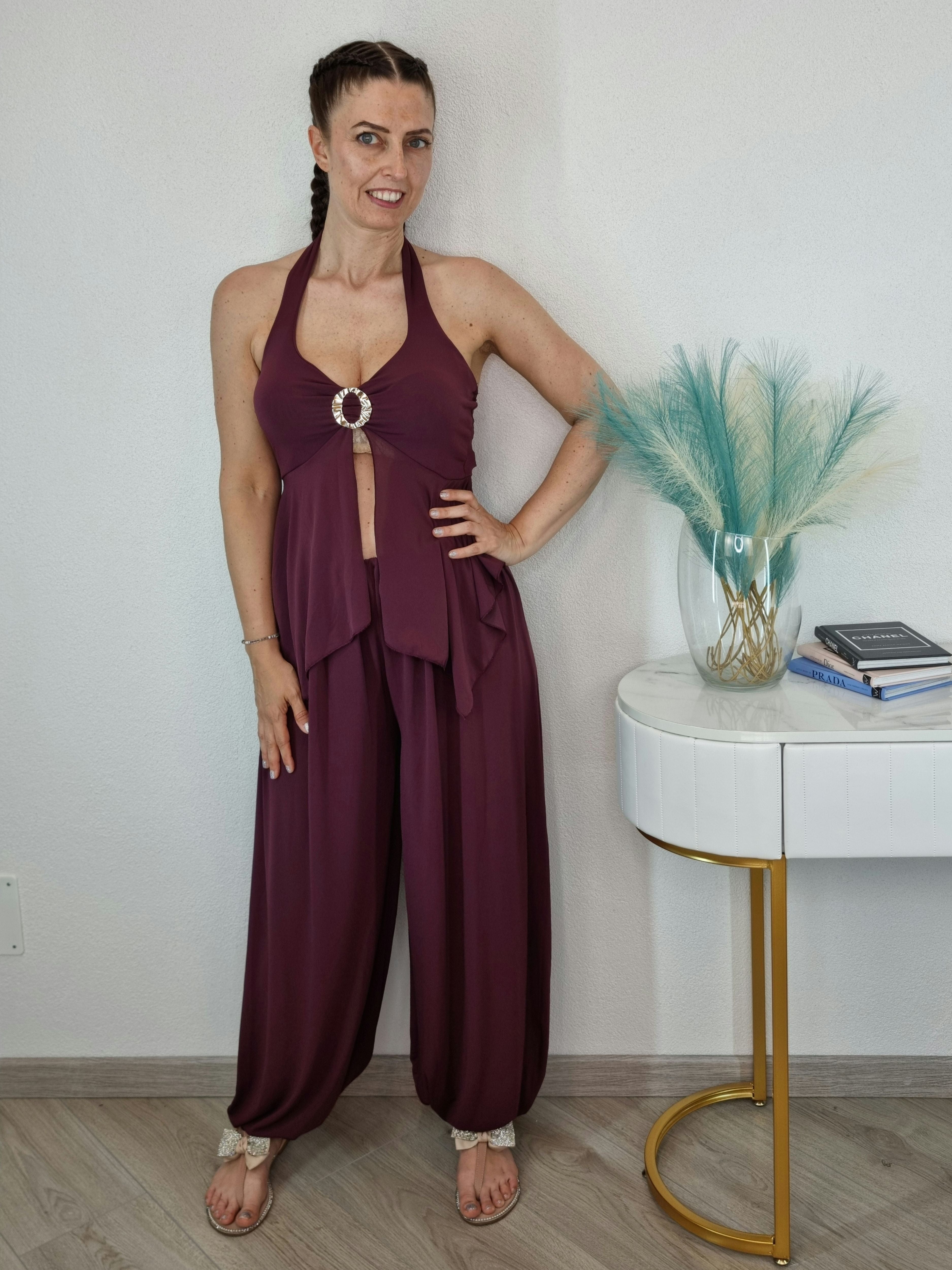 COORDINATO SAHARA BORDEAUX