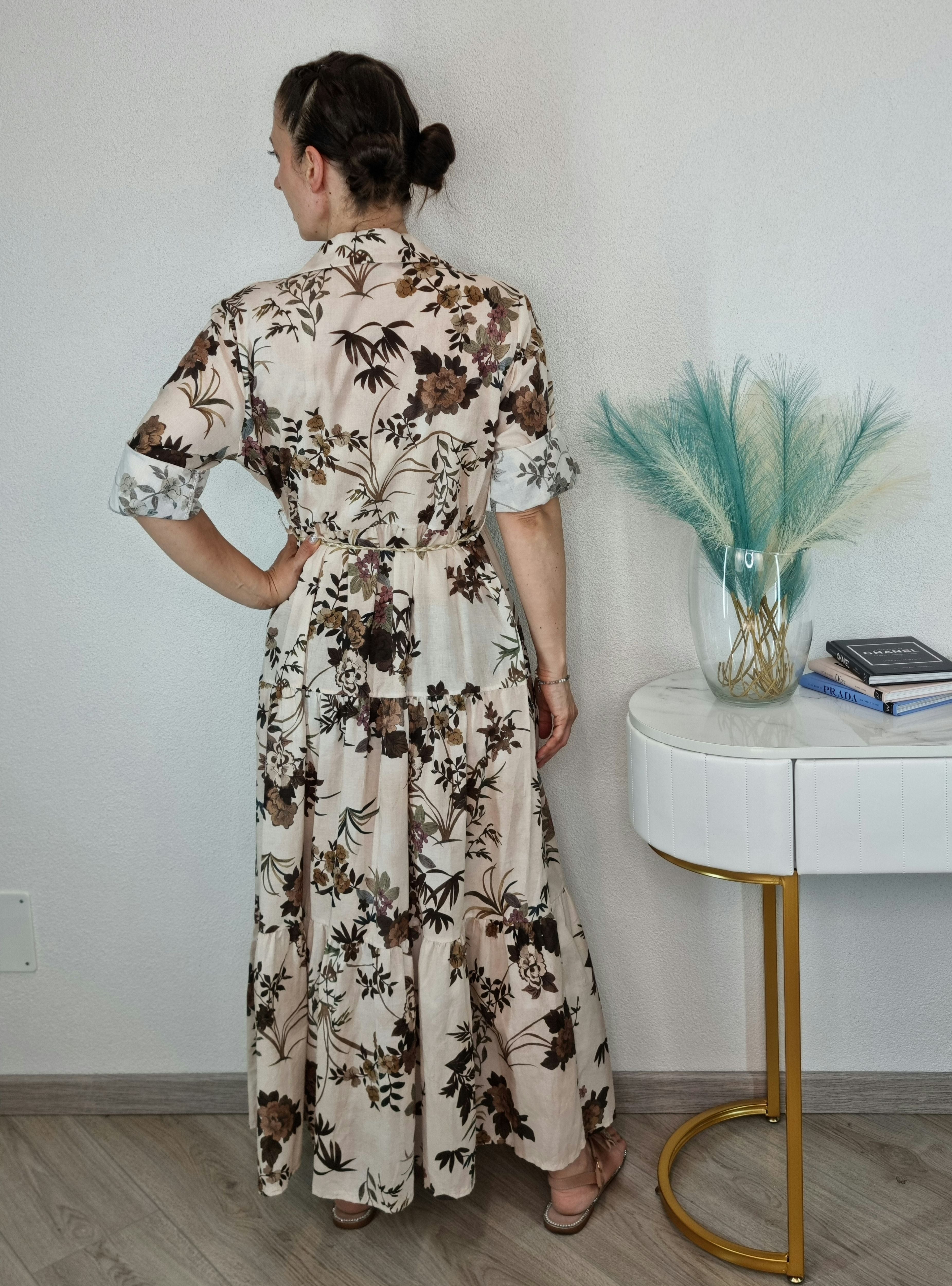 ABITO CHEMISIER BEIGE