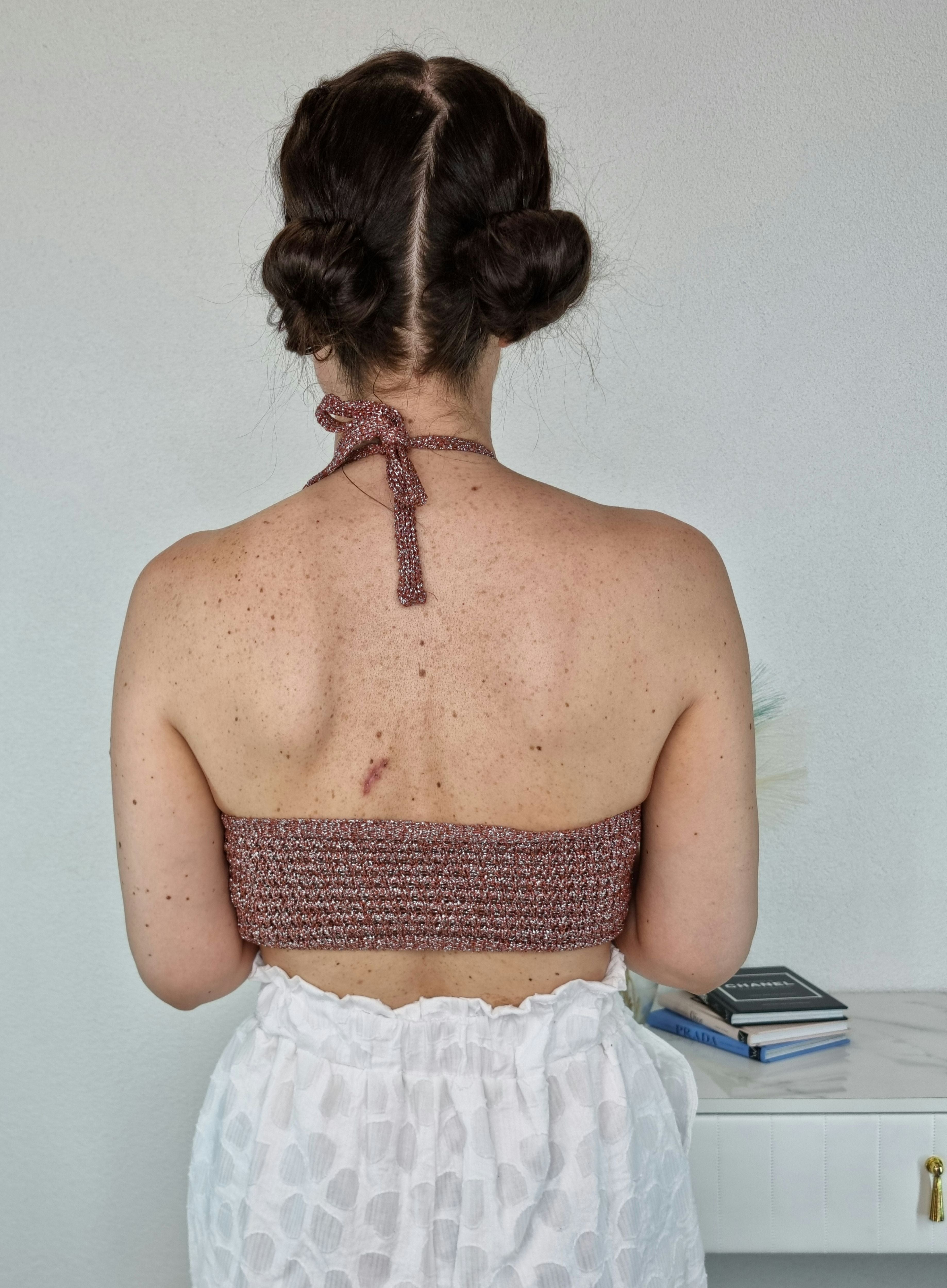 TOP CROCHET LUREX MORO
