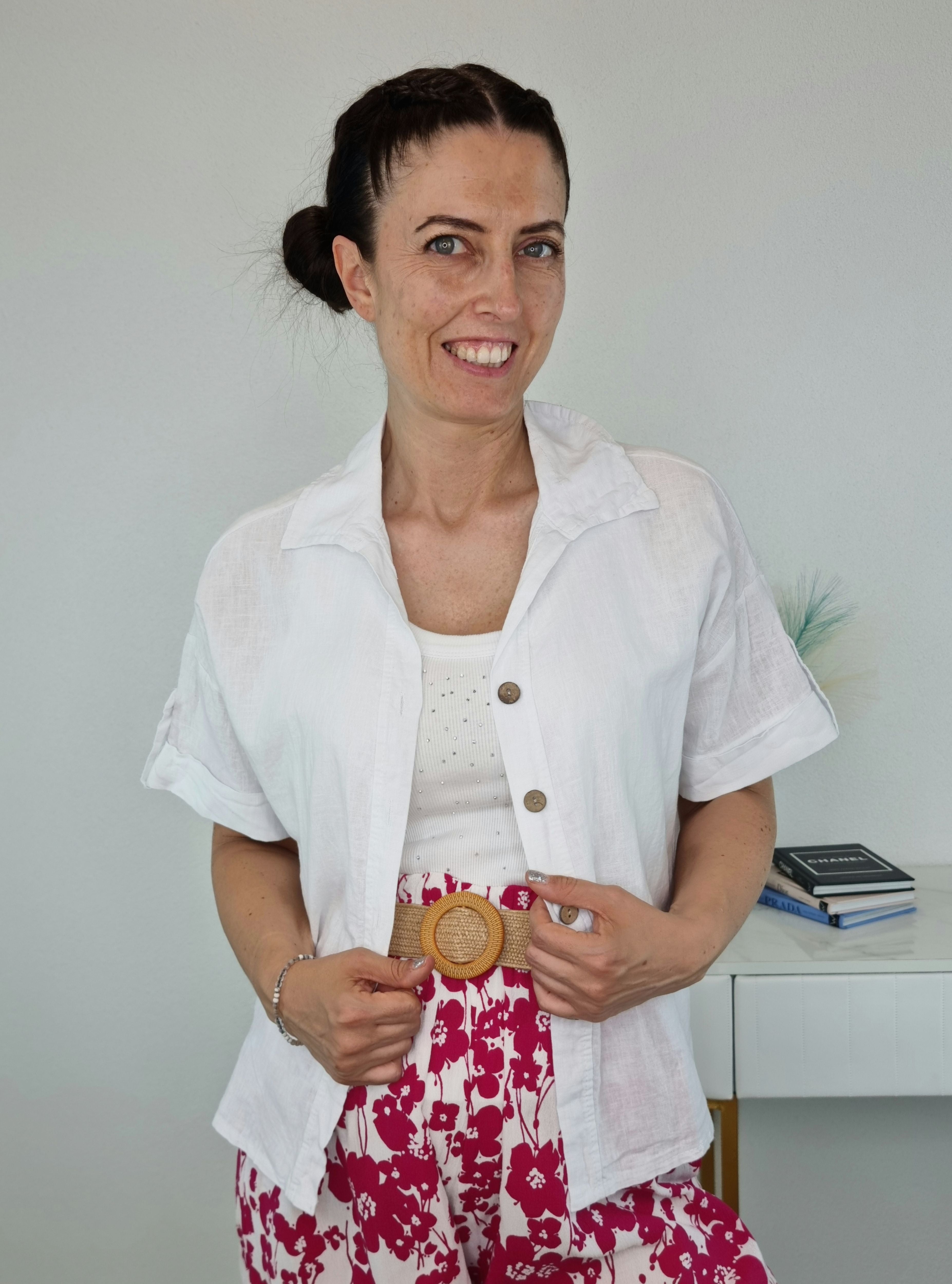 CAMICIA LINO BIANCA