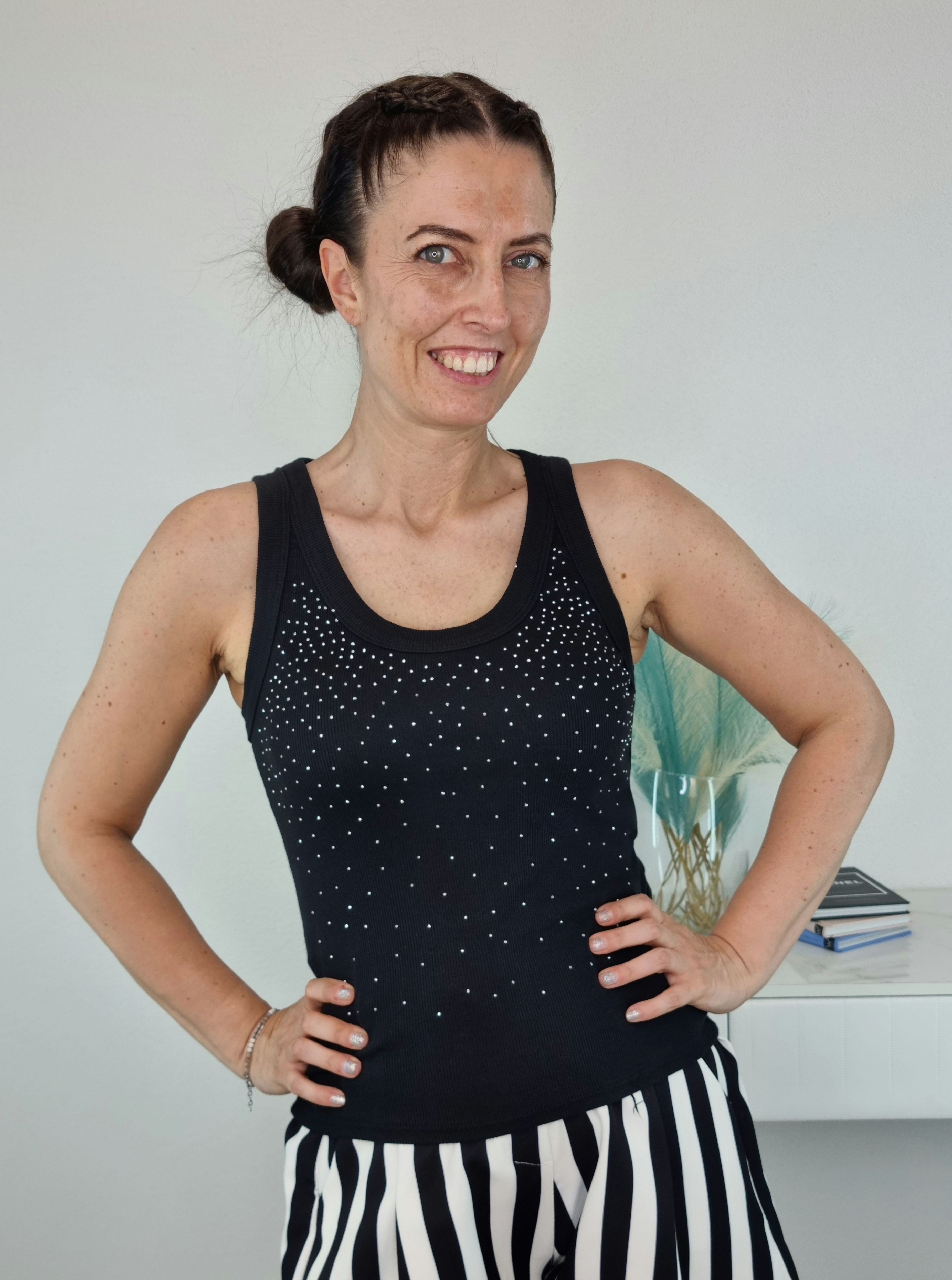 CANOTTA BASIC STRASS NERA