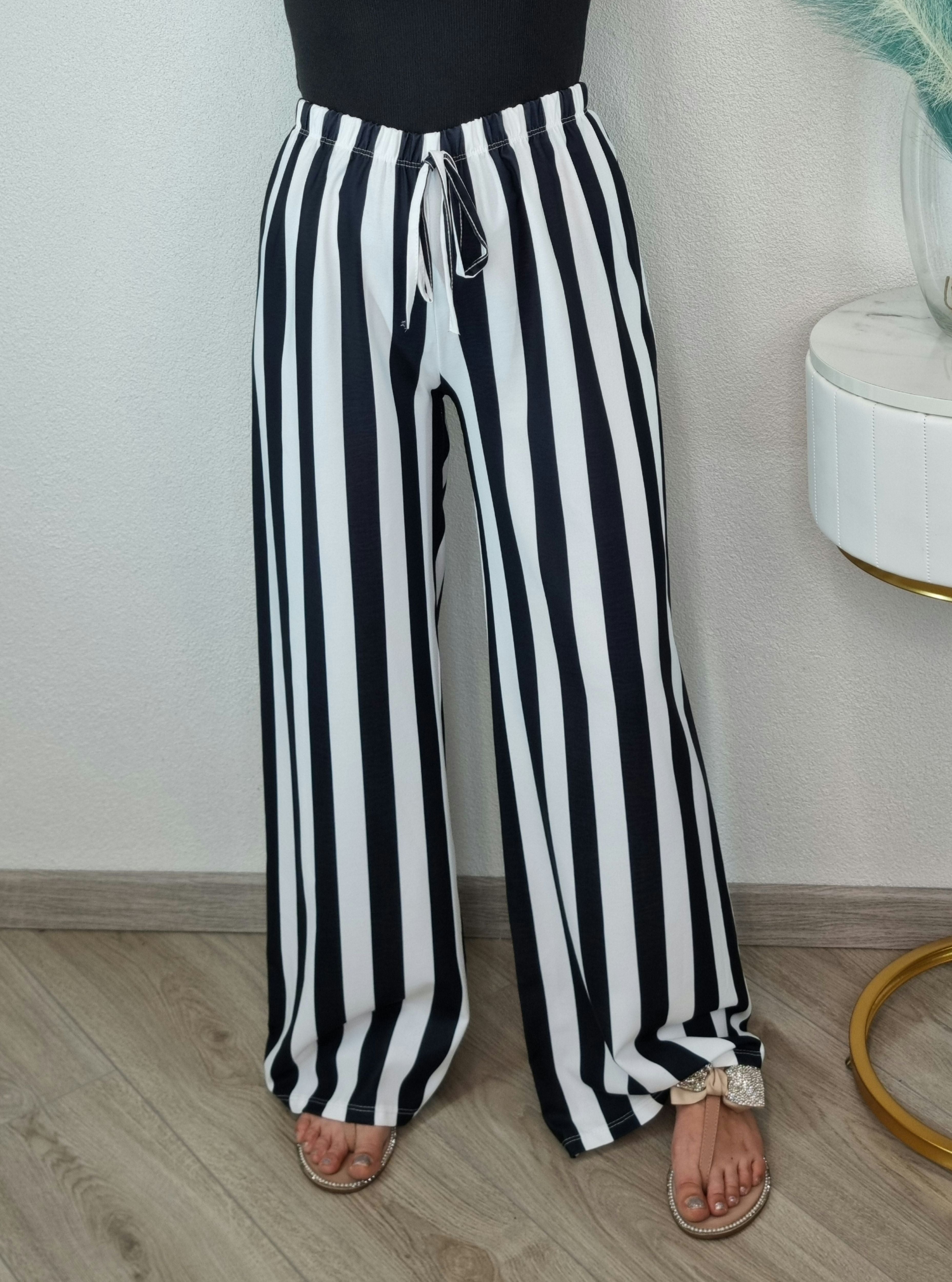PANTALONE RIGA NERO