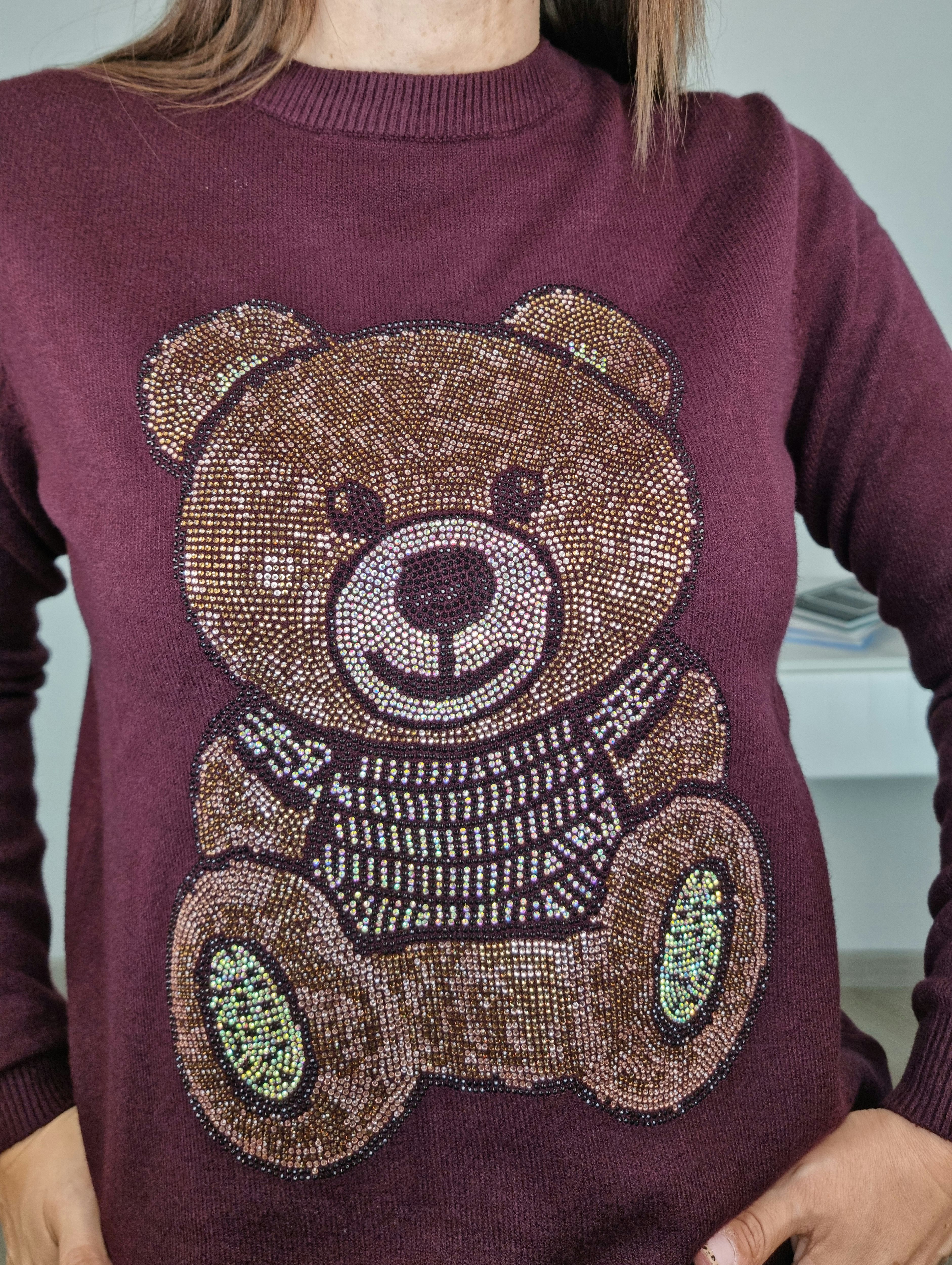 PULL CIVICO TEDDY BORGOGNA