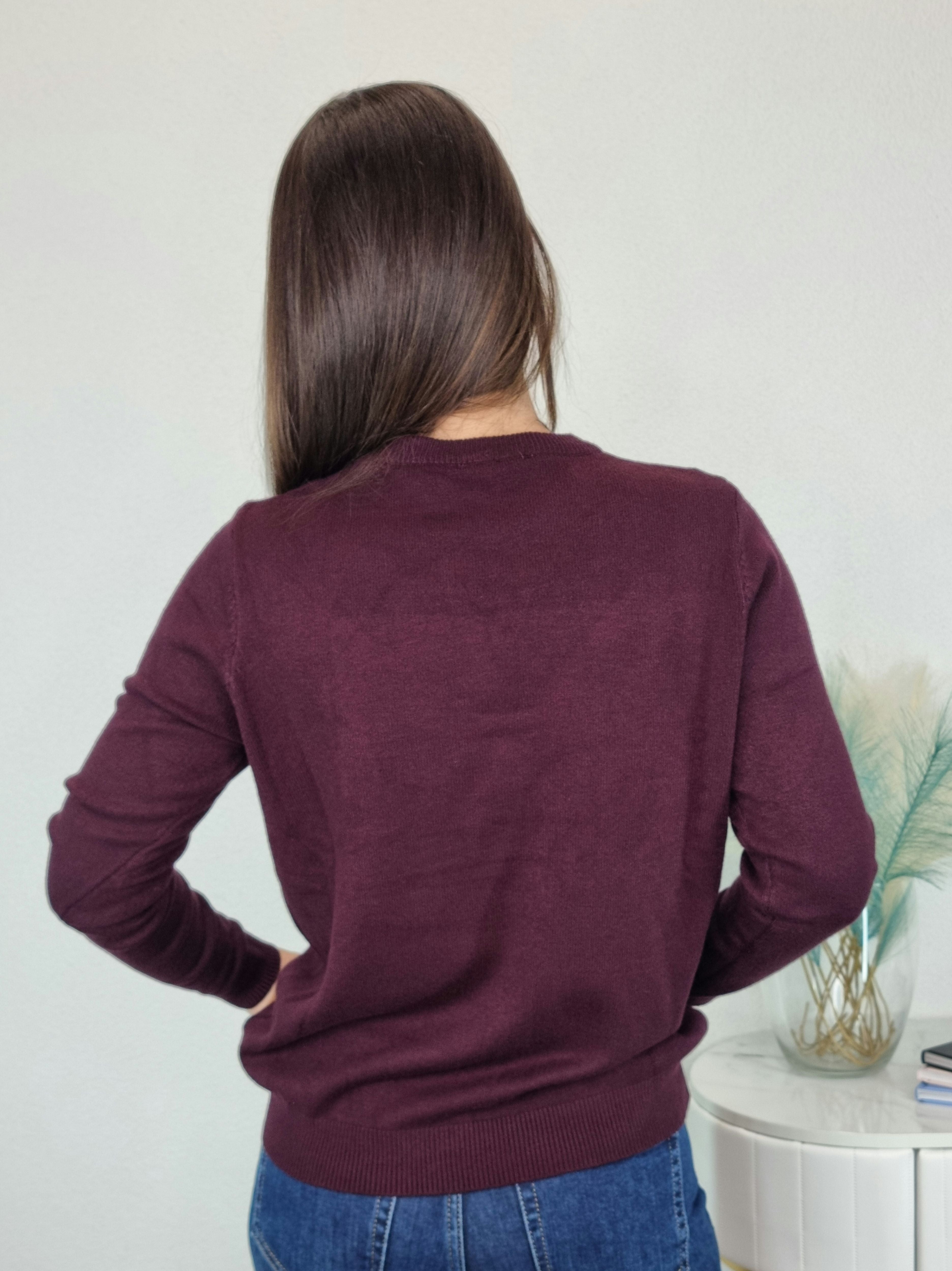 PULL CIVICO TEDDY BORGOGNA