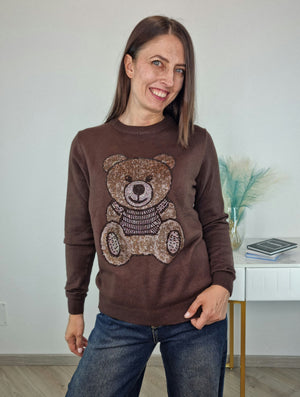 PULL CIVICO TEDDY MORO