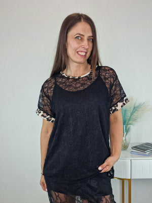 T-SHIRT CIVICO PIZZO NERA