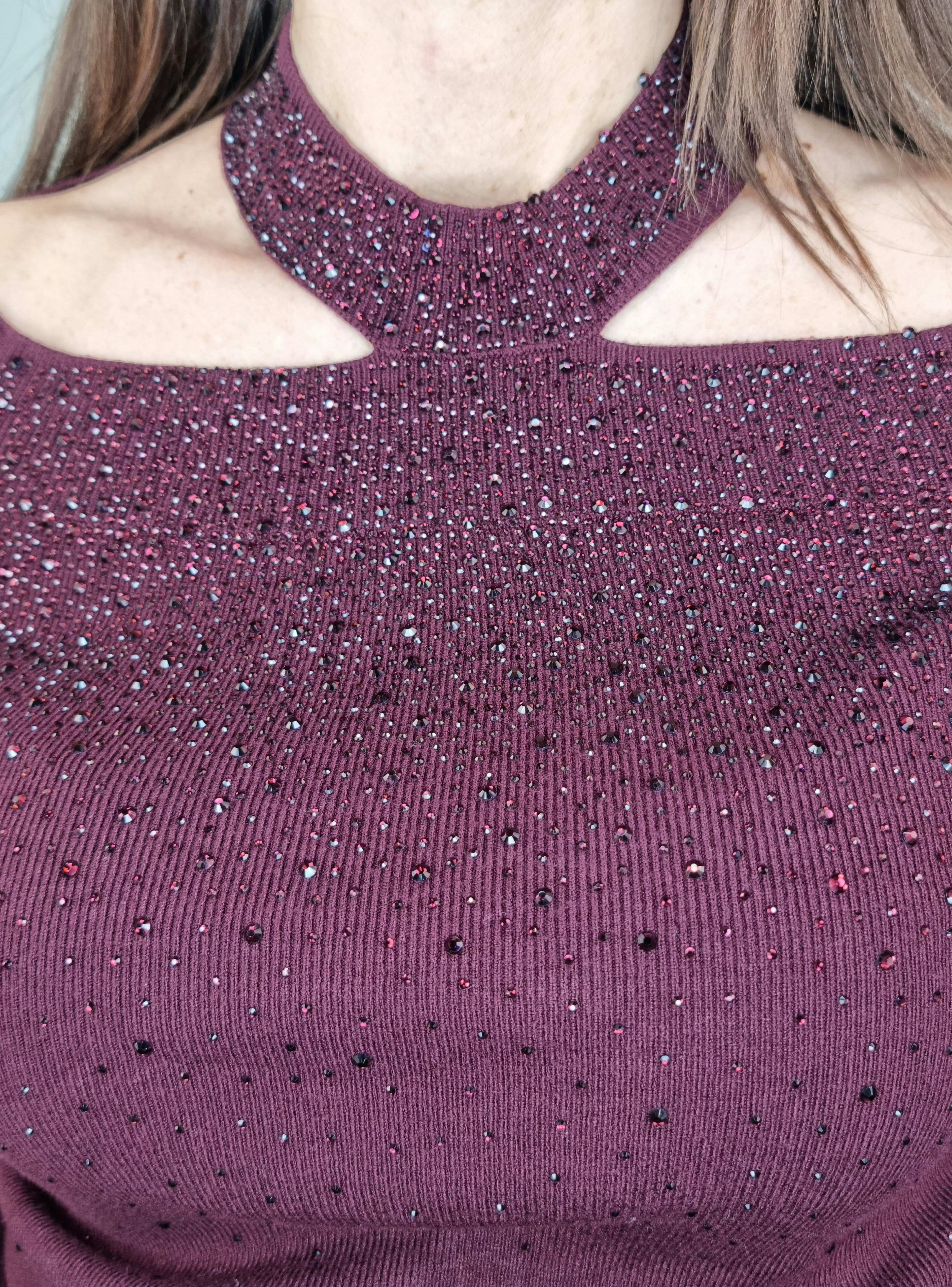 PULL CIVICO STRASS BORGOGNA