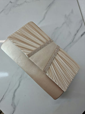 POCHETTE SATIN ORO