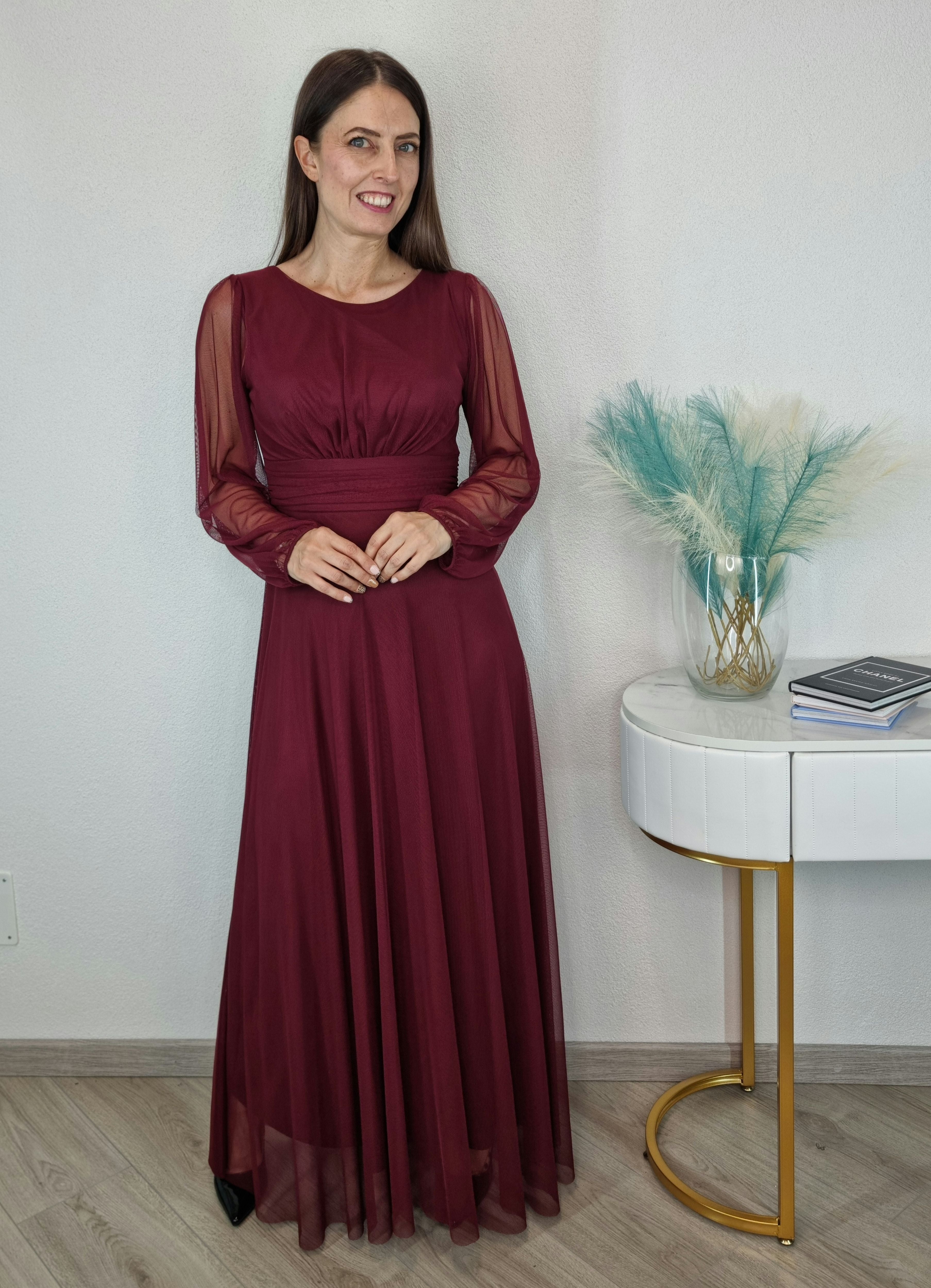ABITO SOFIA BORGOGNA