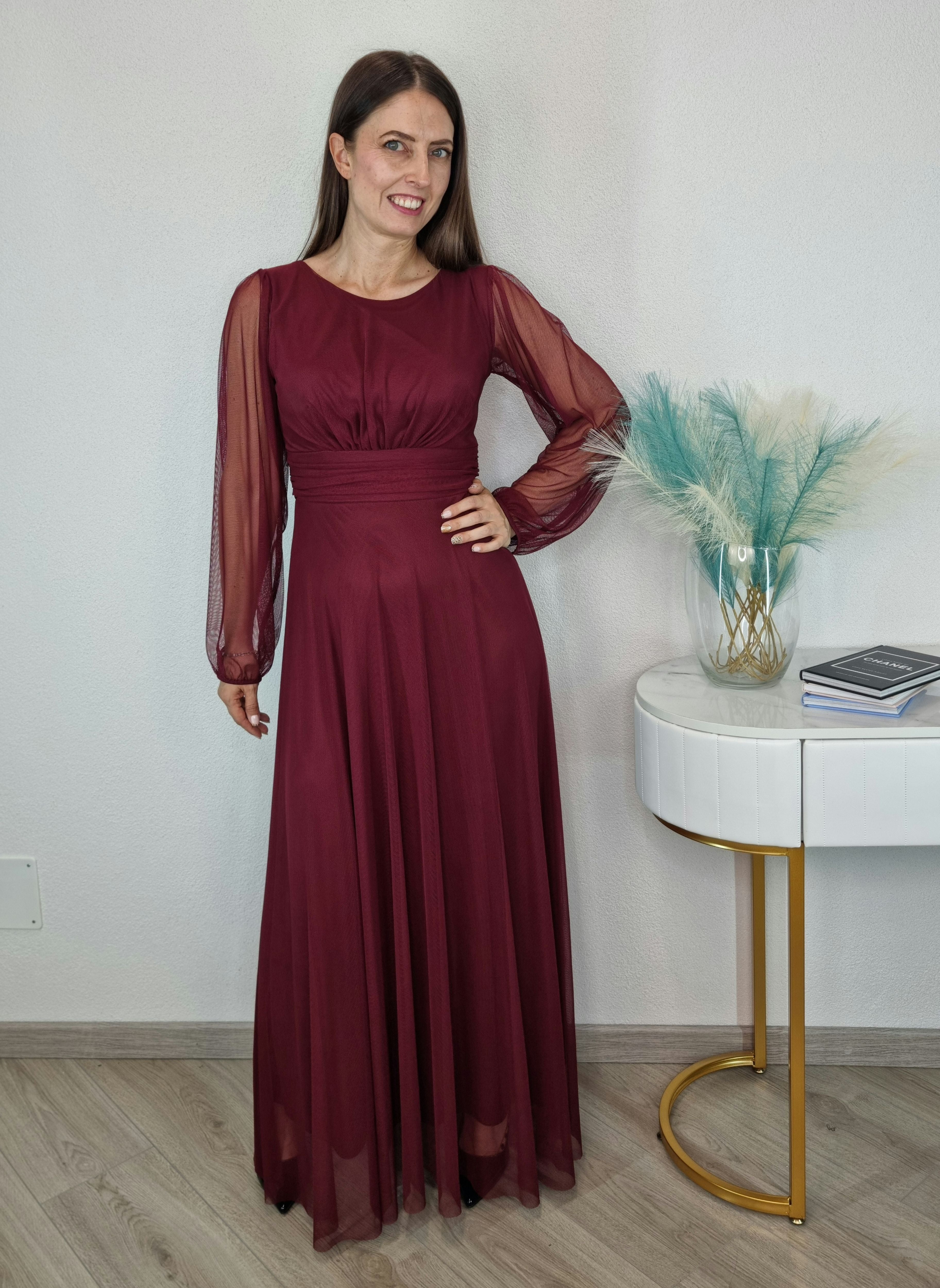 ABITO SOFIA BORGOGNA