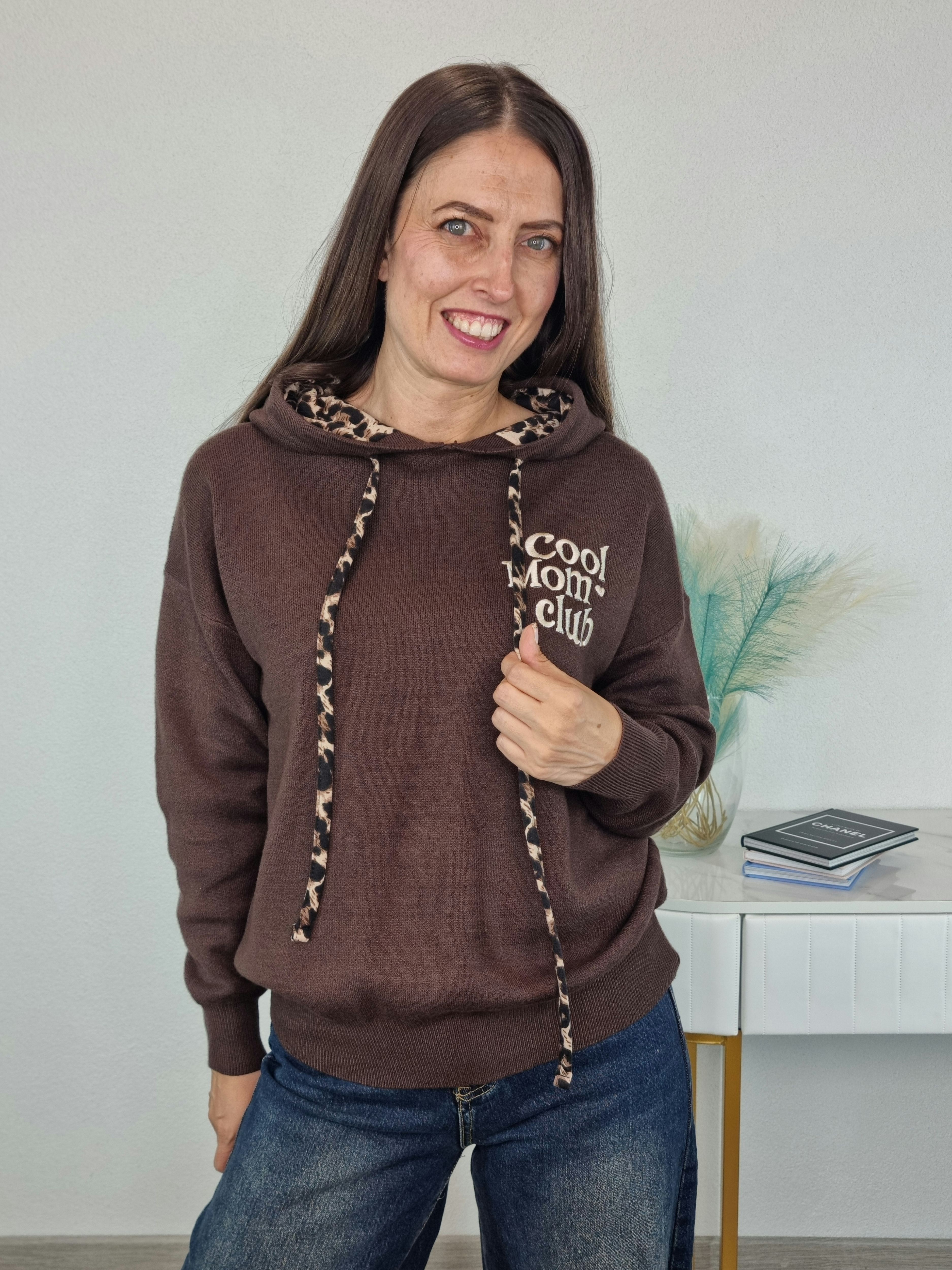 PULL MOM LEOPARD MORO