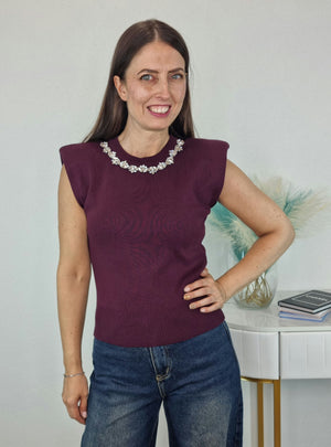 PULL GIOIELLO BORGOGNA