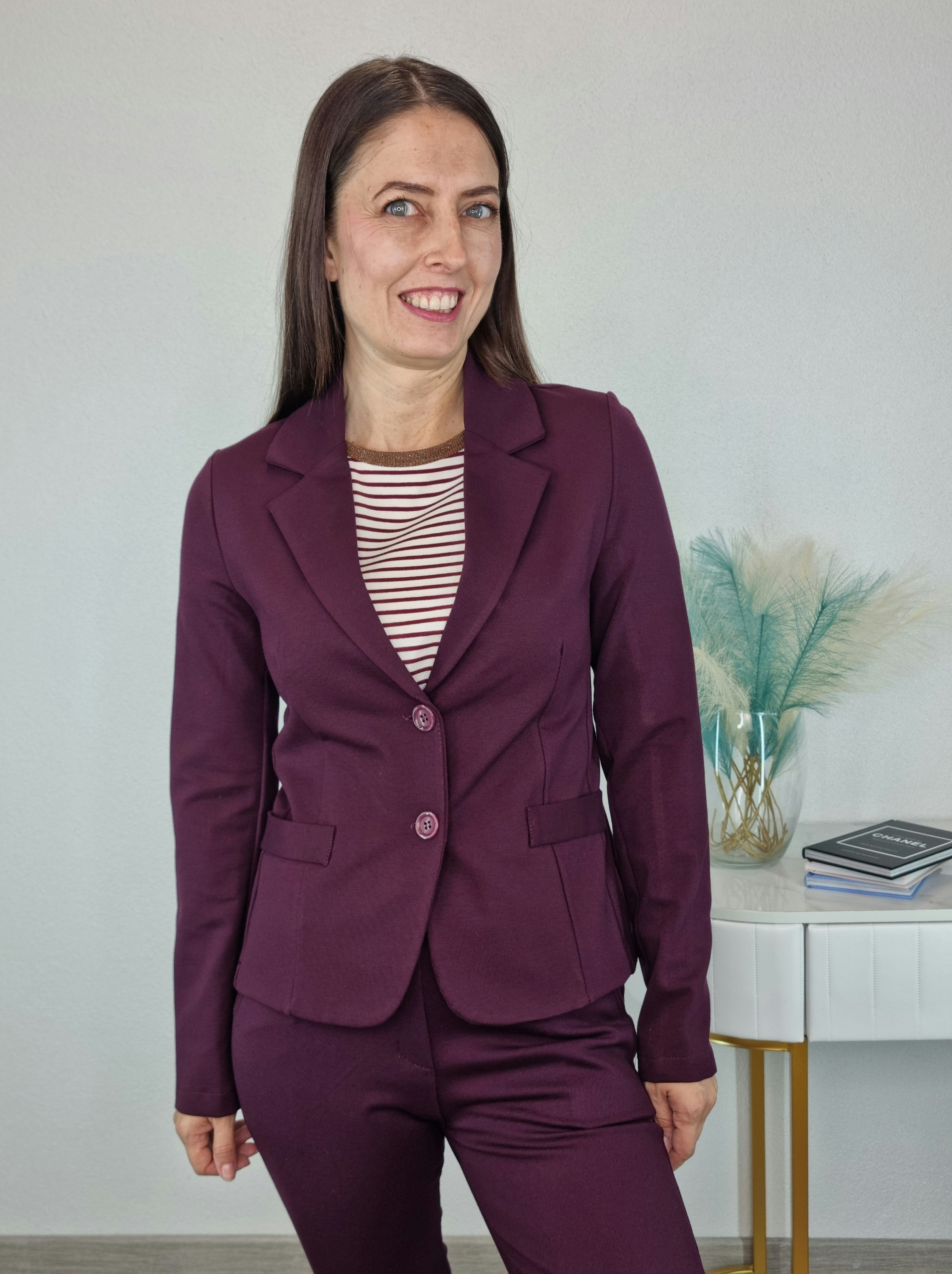 BLAZER PUNTO MILANO BORGOGNA