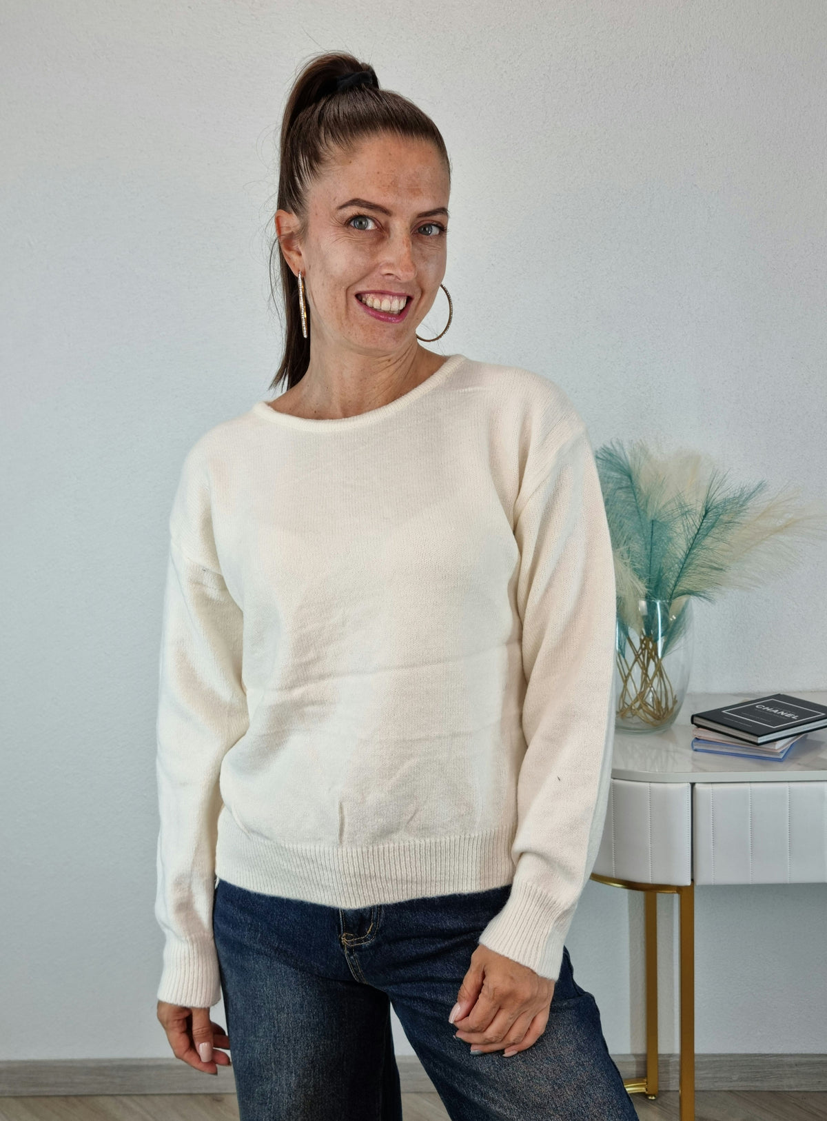 PULL FIOCCO PIZZO BIANCO