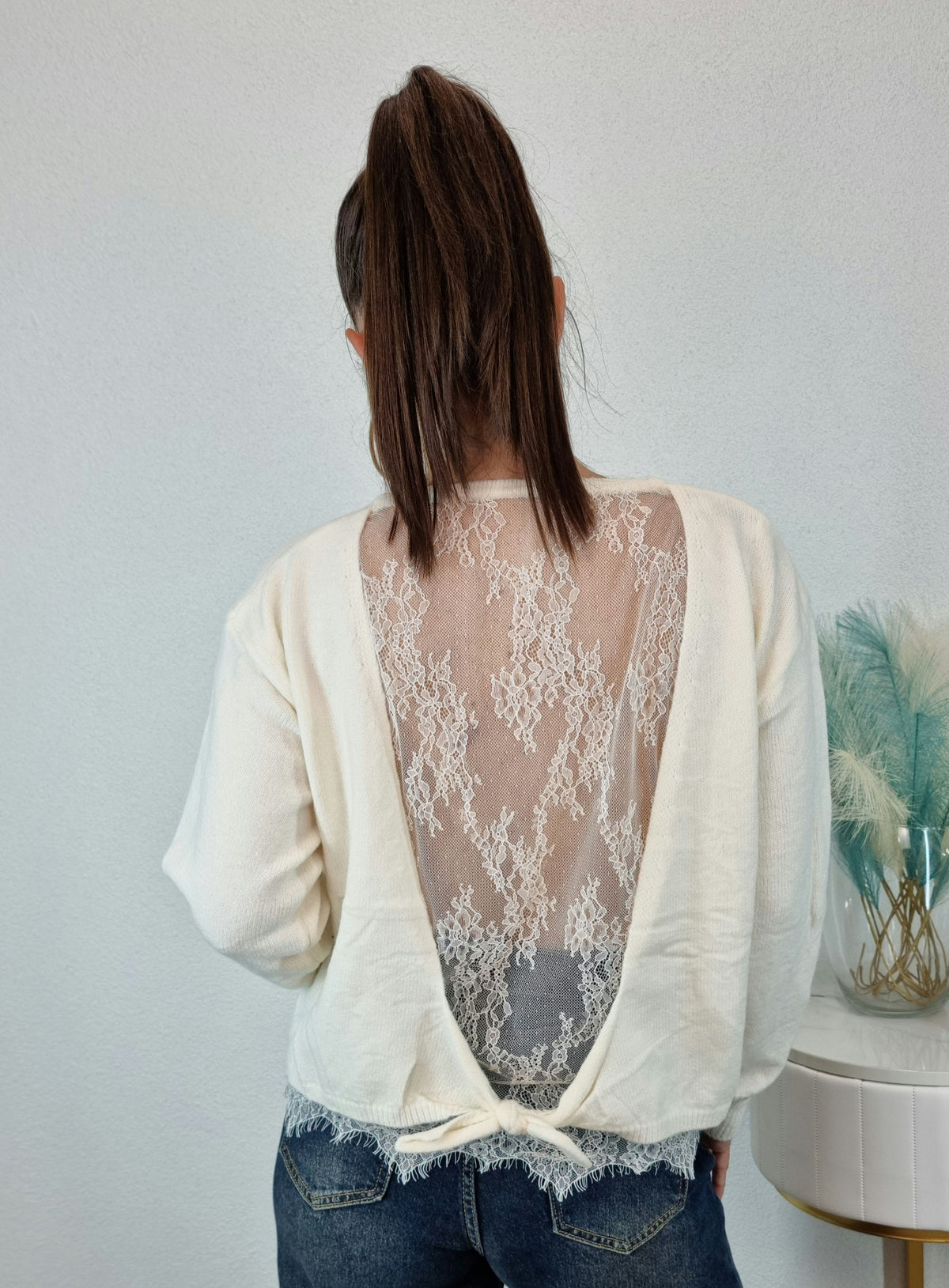 PULL FIOCCO PIZZO BIANCO