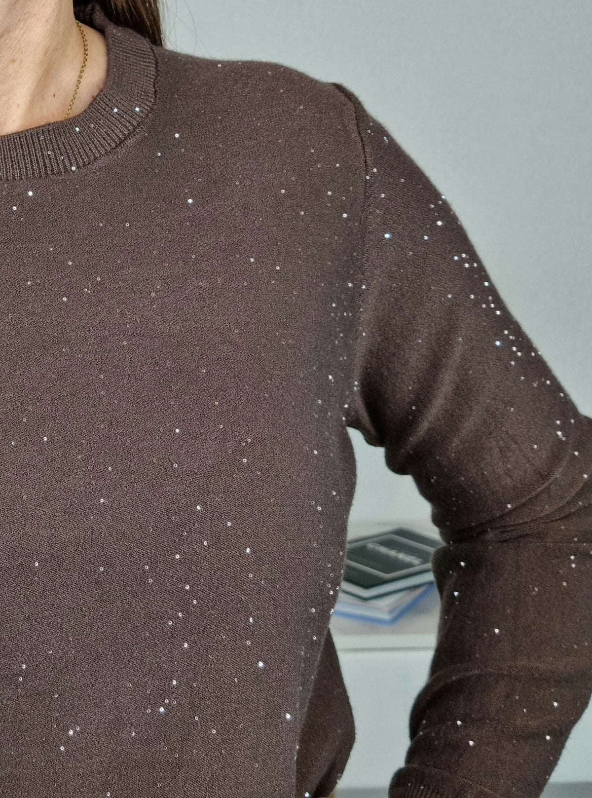 PULL PAILLETTES MORO