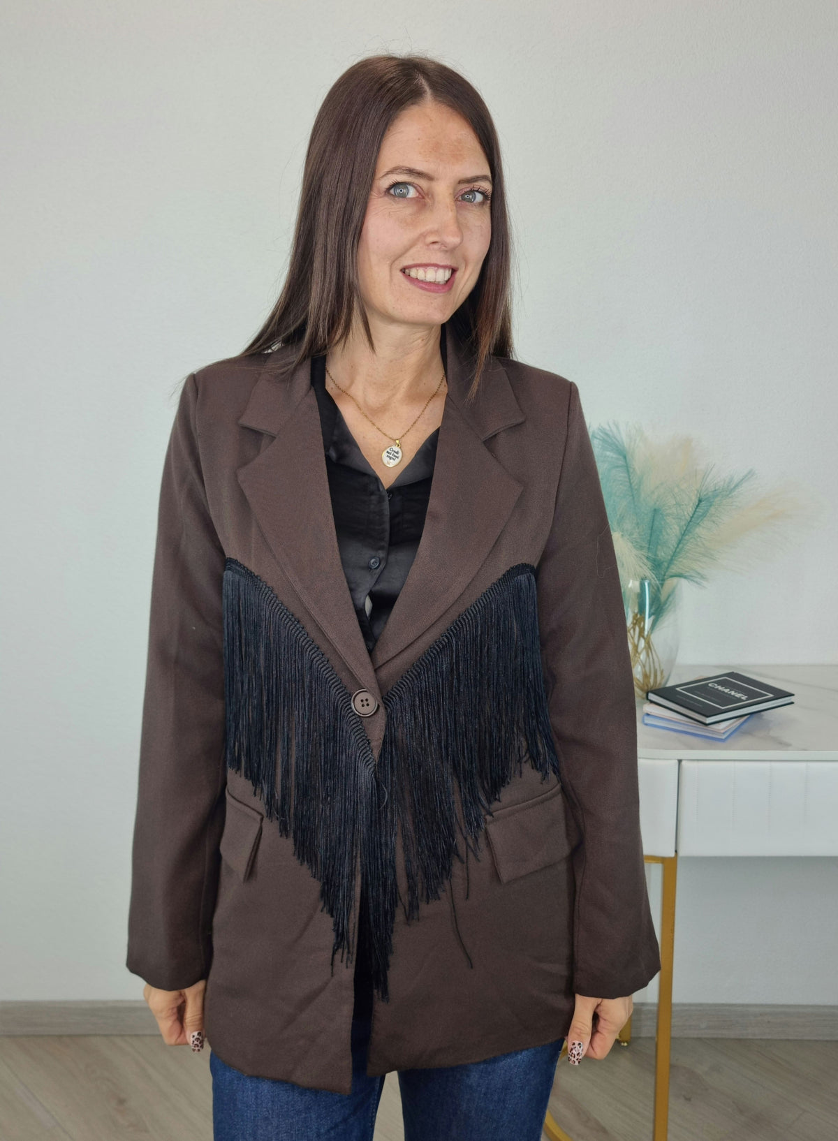 BLAZER FRANGE MORO