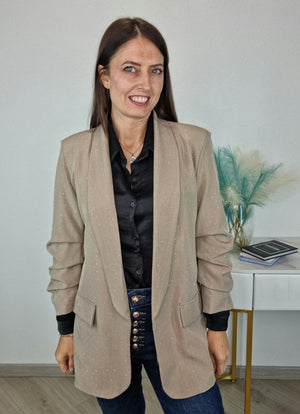 BLAZER BEIGE PUNTI LUCE