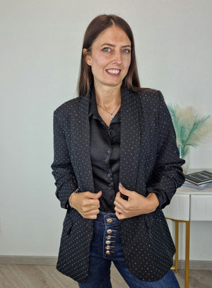 BLAZER NERO PUNTI LUCE