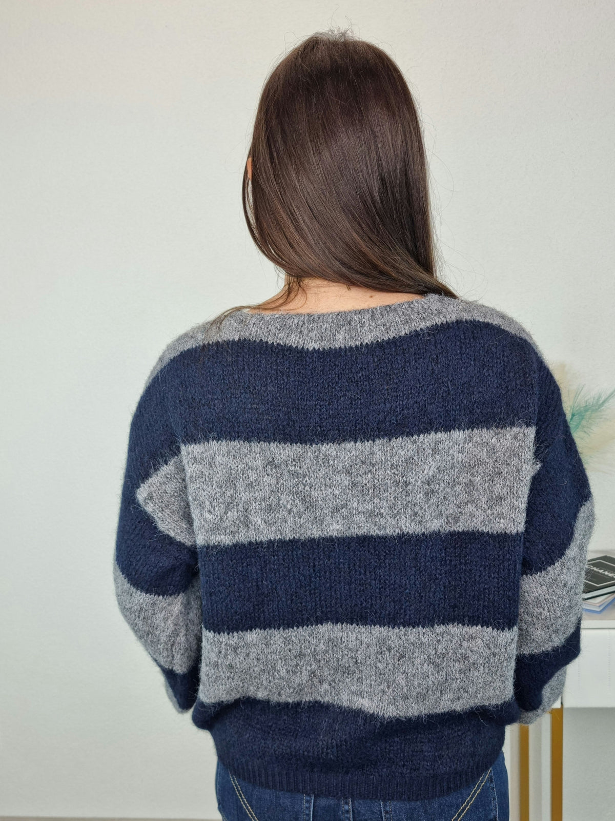 CARDIGAN RIGA BLU