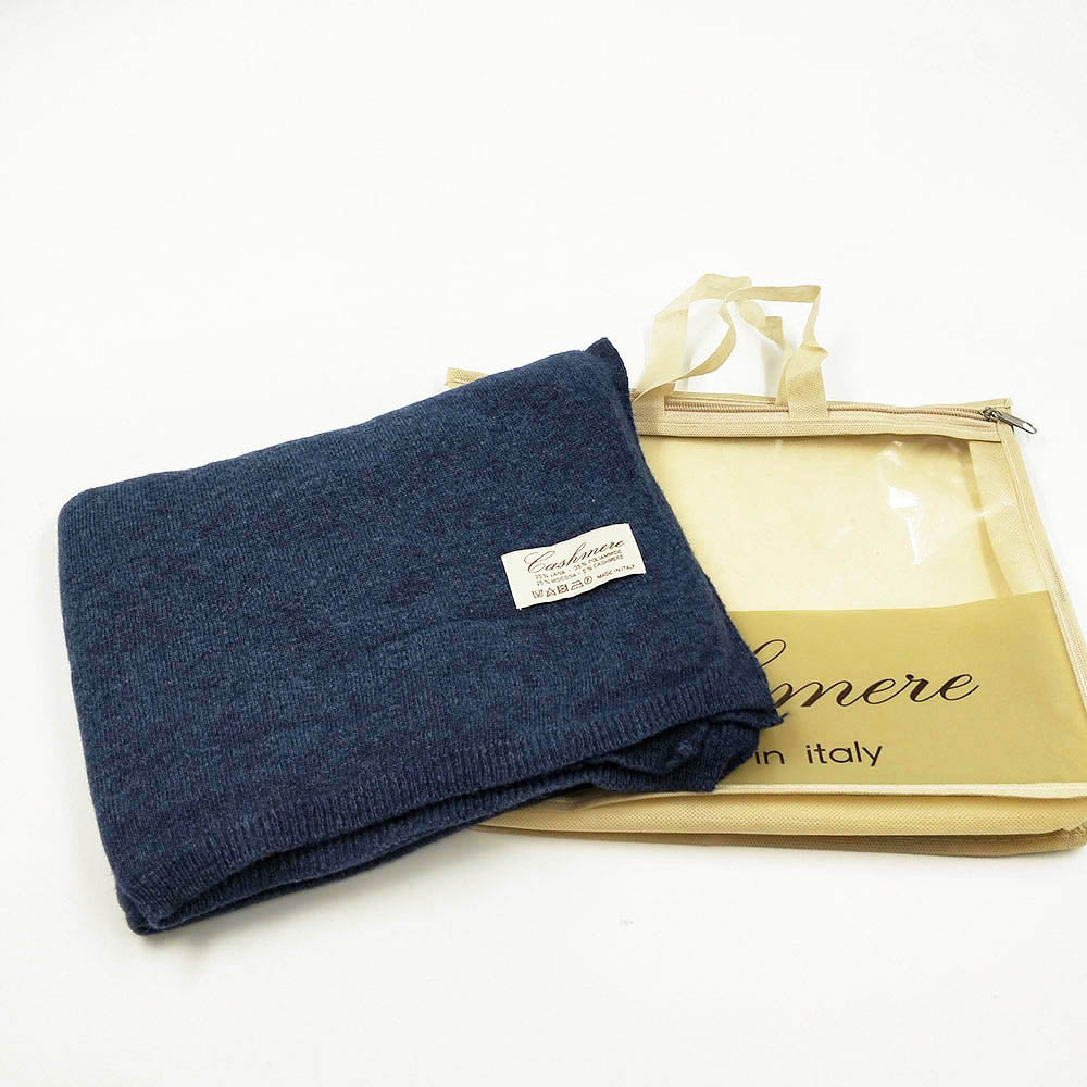 Sciarpa cashmere ottanio