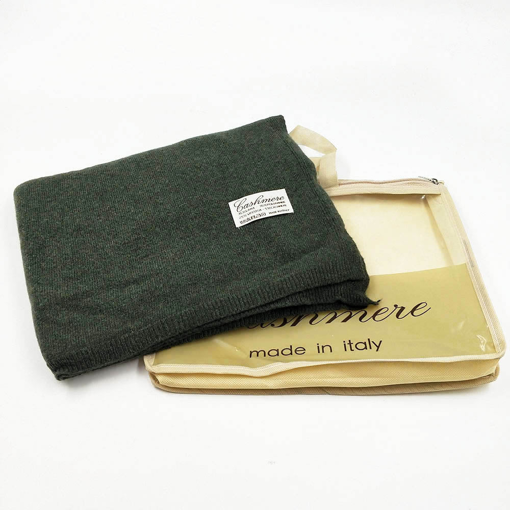 Sciarpa cashmere verde