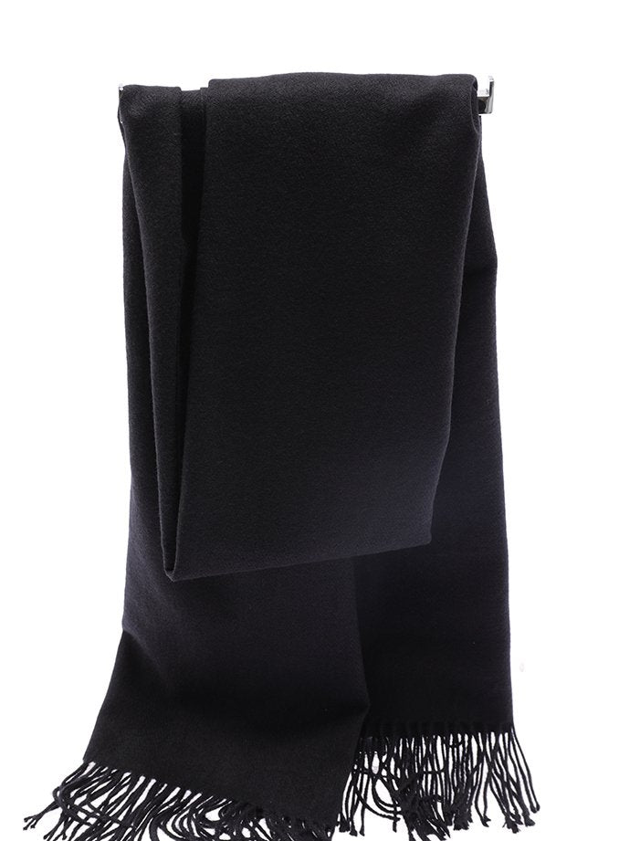 Sciarpa frange nera