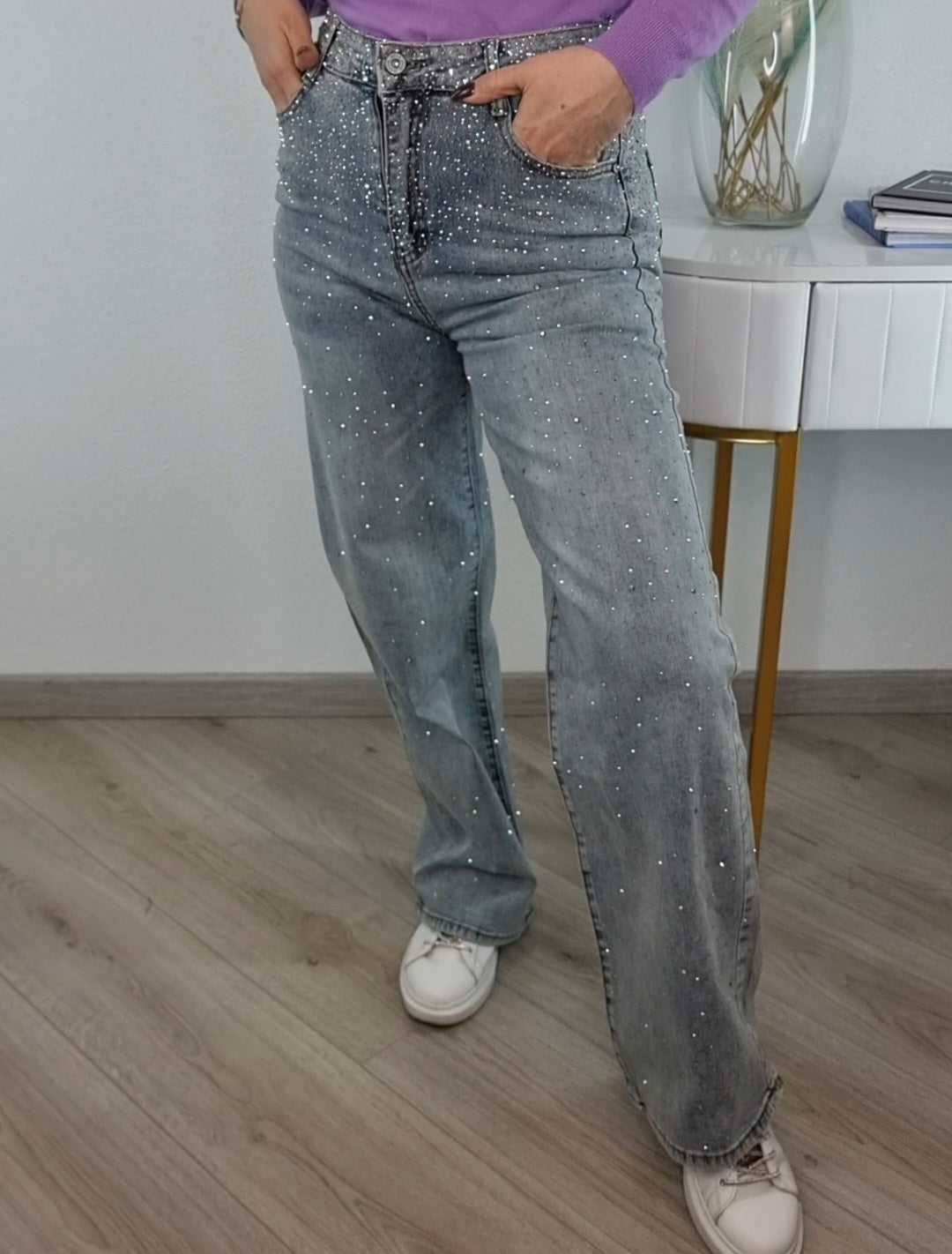 JEANS STRASS