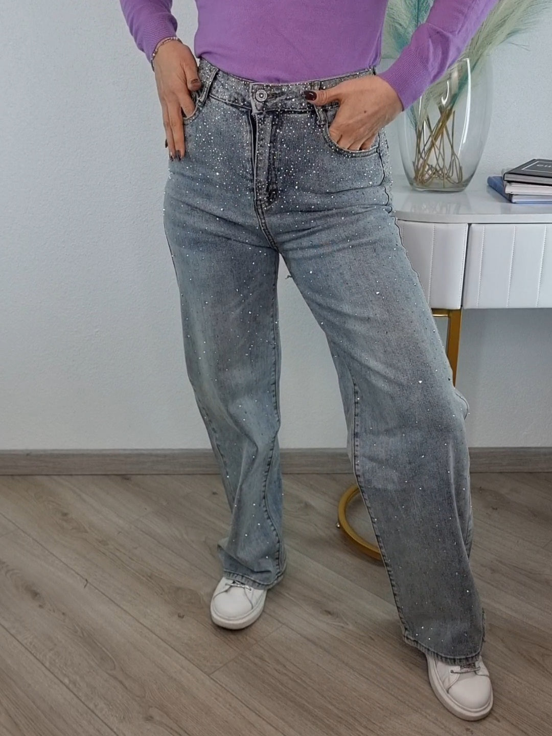 JEANS STRASS