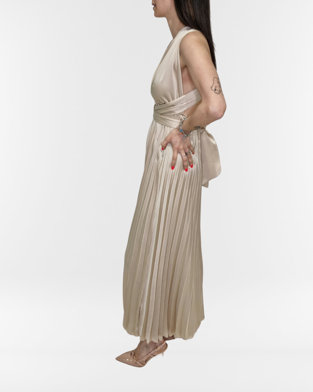 Abito crystal beige