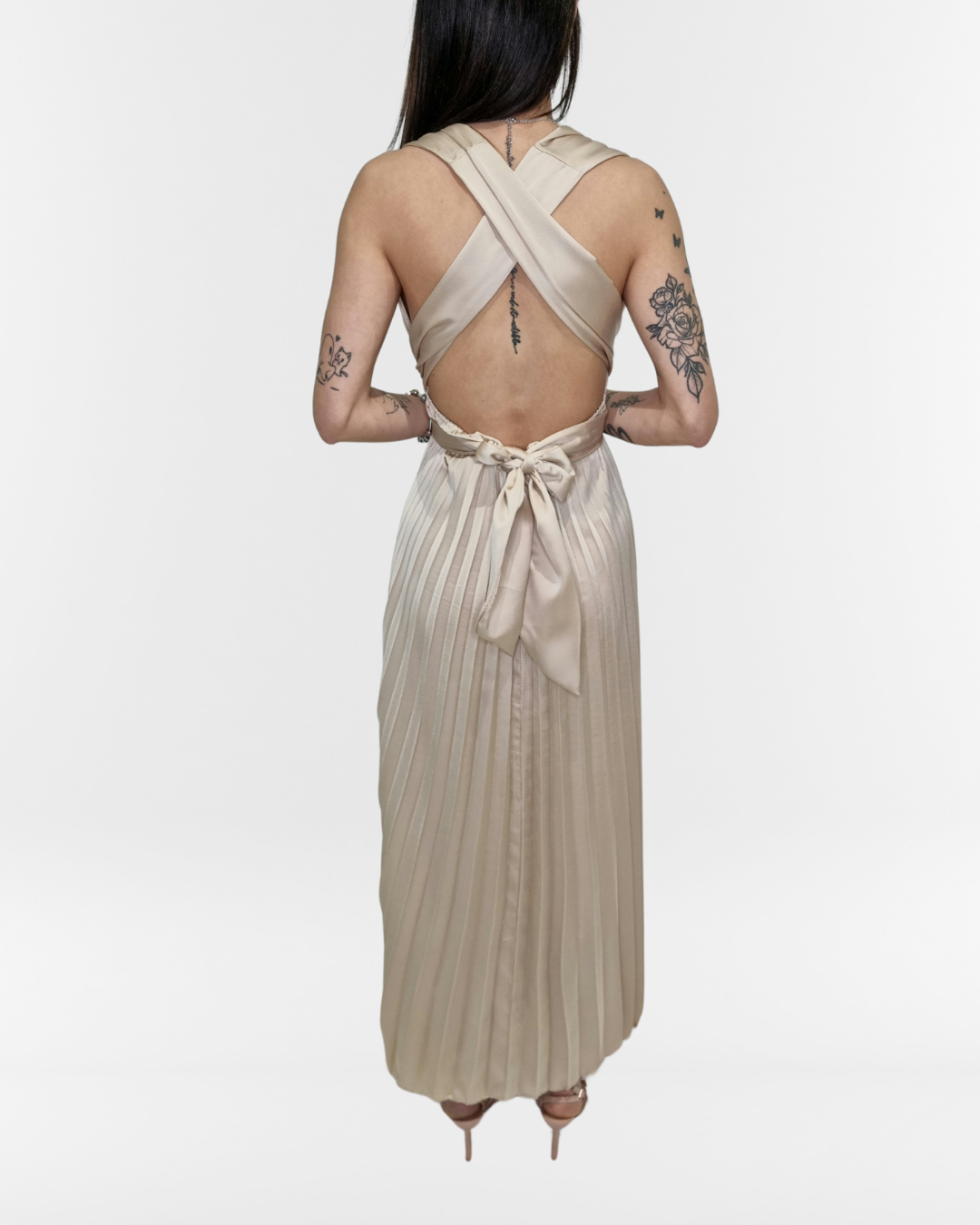 Abito crystal beige
